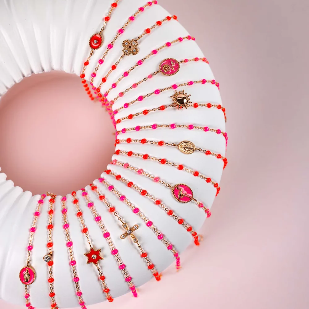 Gigi Clozeau - Bracelet rosée classique, or rose, 17 cm – Image 2