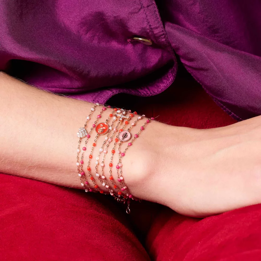 Gigi Clozeau - Bracelet rosée classique, or rose, 17 cm – Image 4