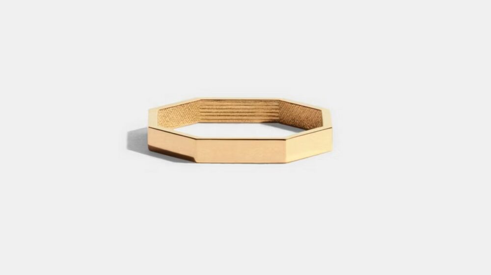 JEM - Bague Octogone simple