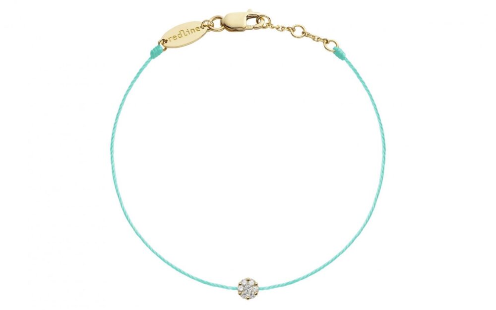REDLINE - Bracelet Illusion fil vert or jaune