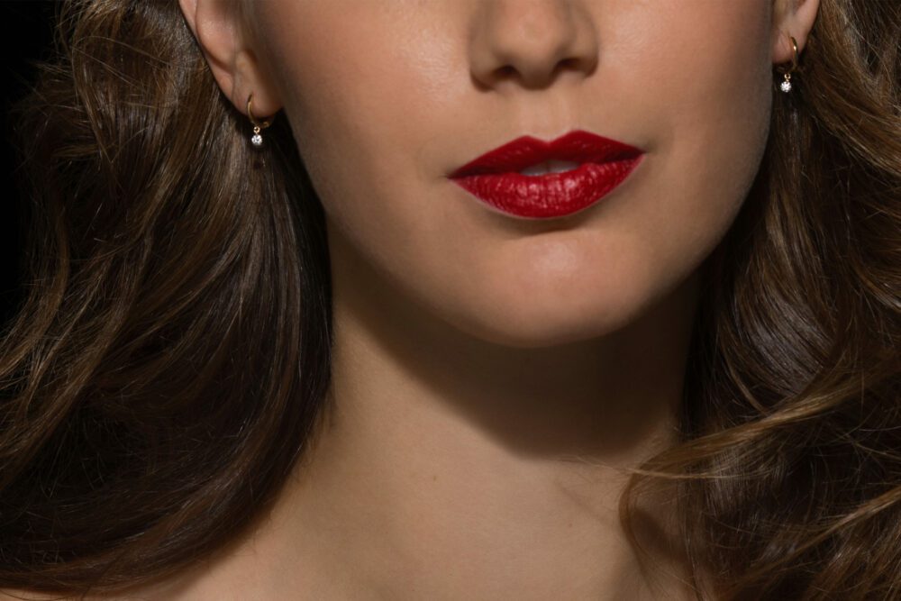 La Brune & la Blonde - Créoles 360° or gris, diamants – Image 2