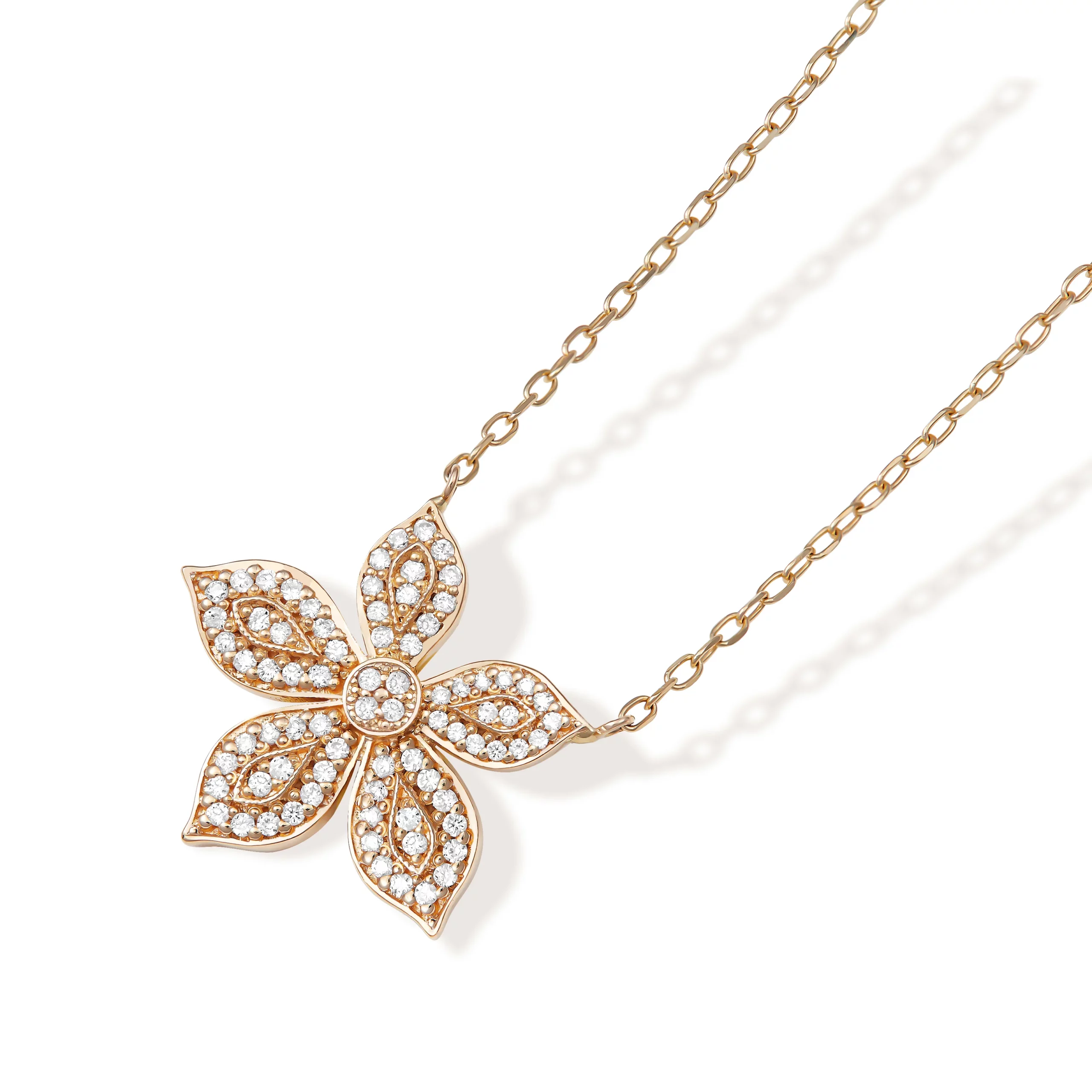 Maria Battaglia - Collier feuille de châtaignier – Image 3