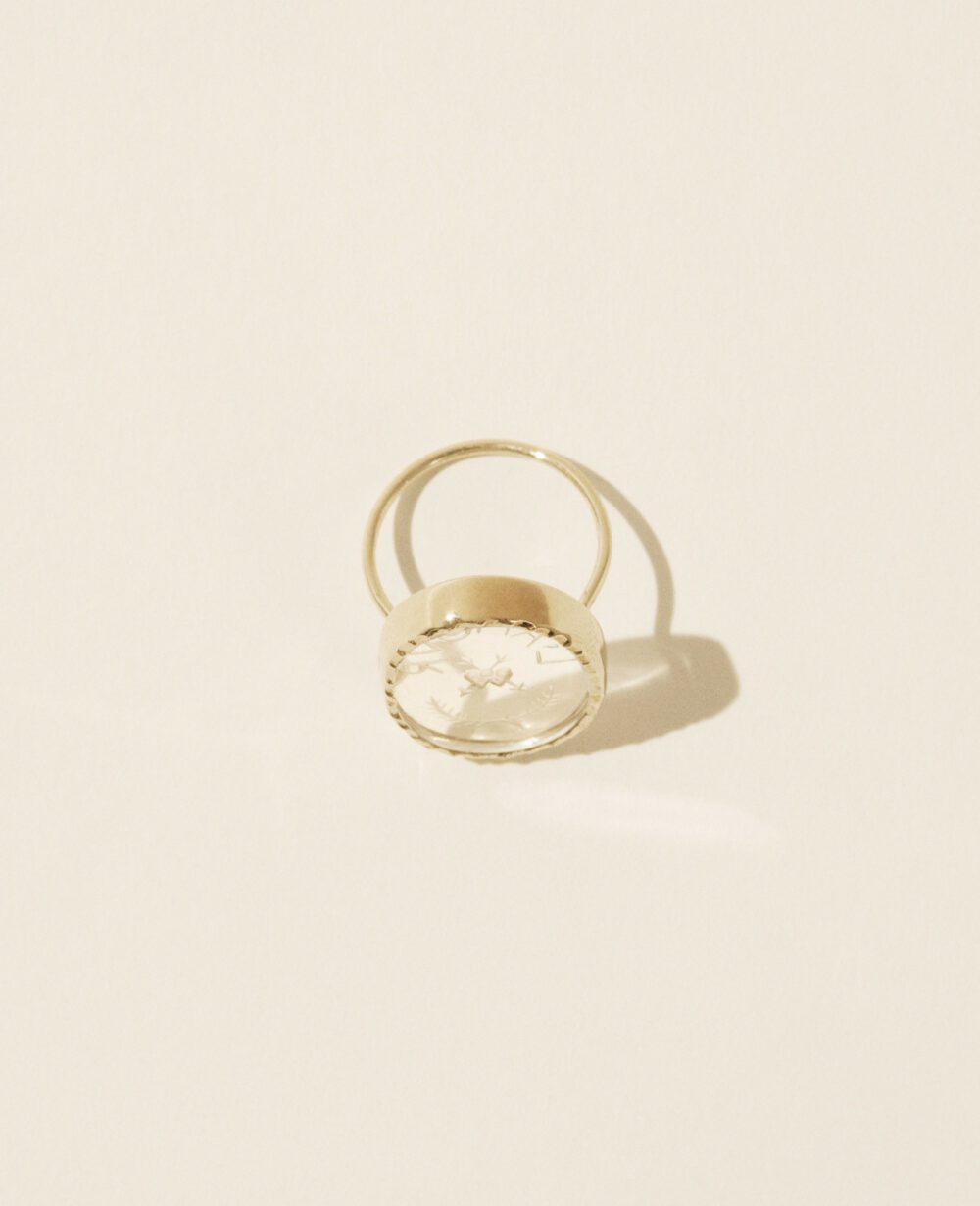PASCALE MONVOISIN - Bague L'Amour crystal – Image 3