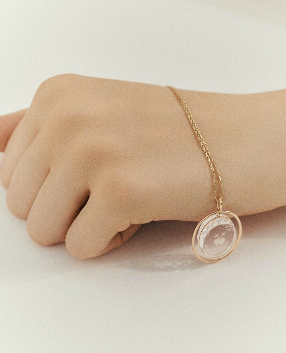 PASCALE MONVOISIN - Collier L'Amour n°1 cristal – Image 4