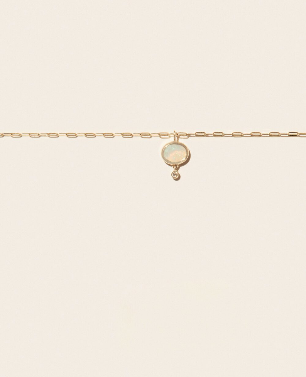 PASCALE MONVOISIN - Collier Opale
