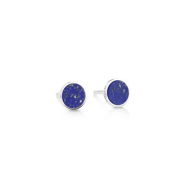 GINETTE NY – Boucles d’oreilles Ever lapis lazuli or gris