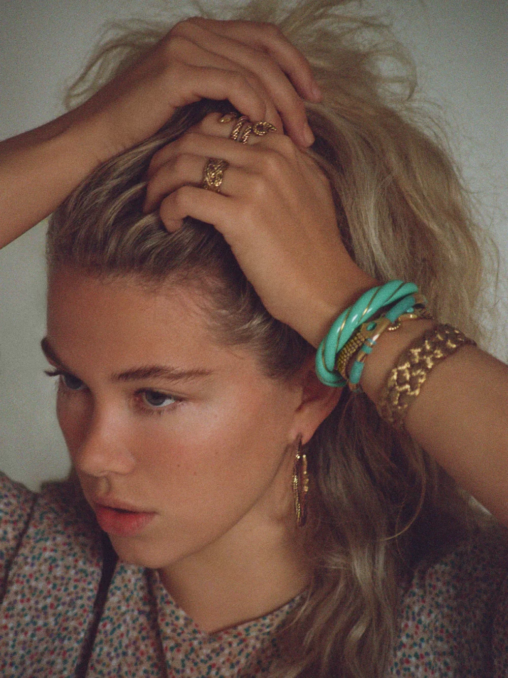 Aurélie Bidermann - Jonc Positano aqua – Image 2