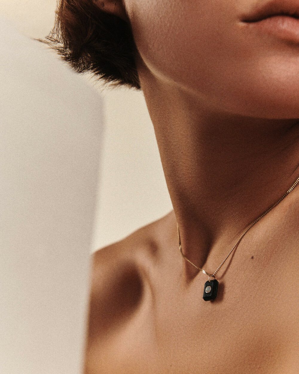 PASCALE MONVOISIN – Collier ANTON N°1 ONYX NOIR – Image 2