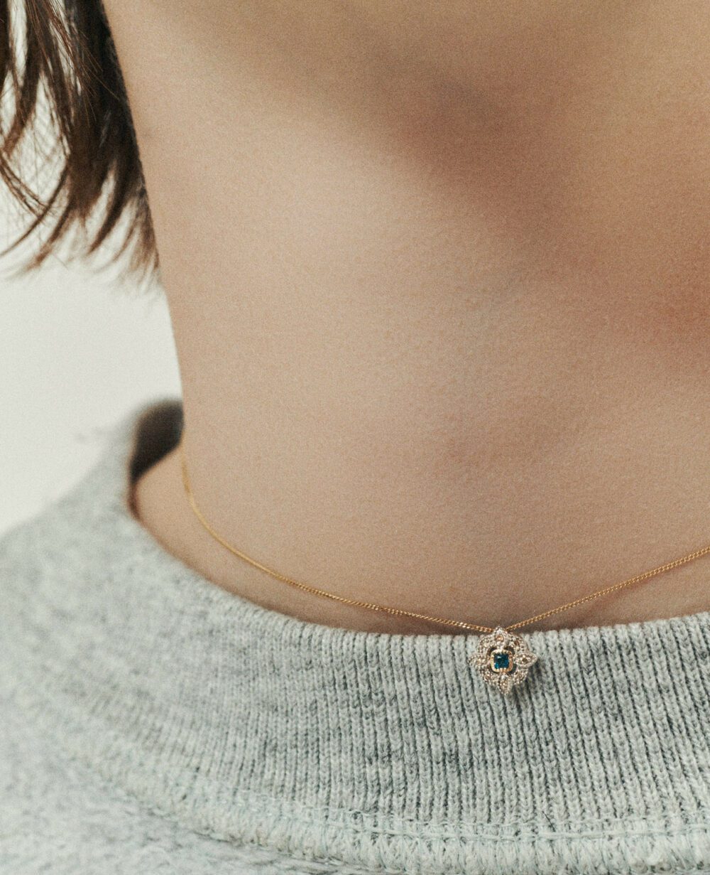PASCALE MONVOISIN - Collier BETTINA LONDON BLUE TOPAZ – Image 2