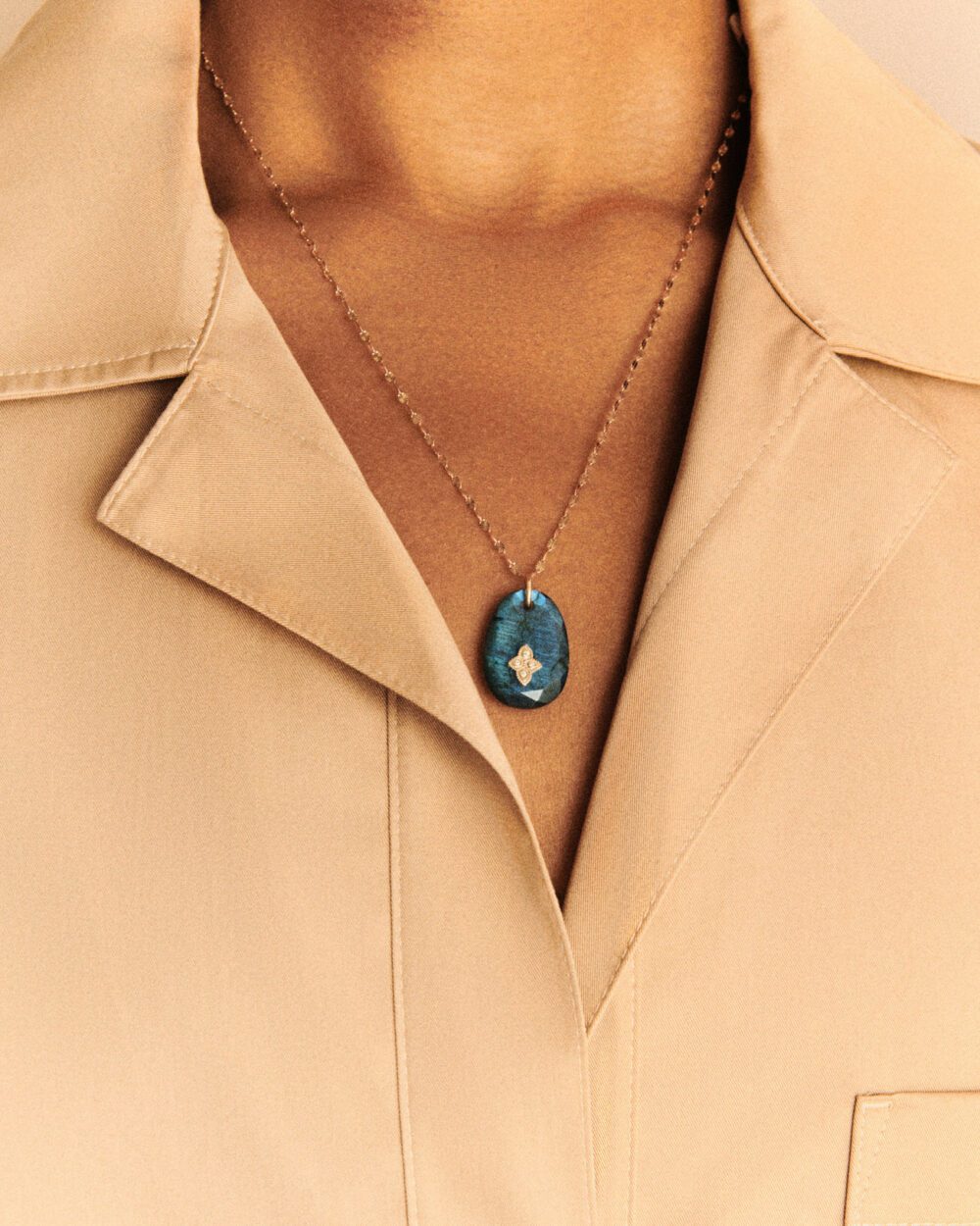 PASCALE MONVOISIN - Collier GAIA N°1 LABRADORITE – Image 2