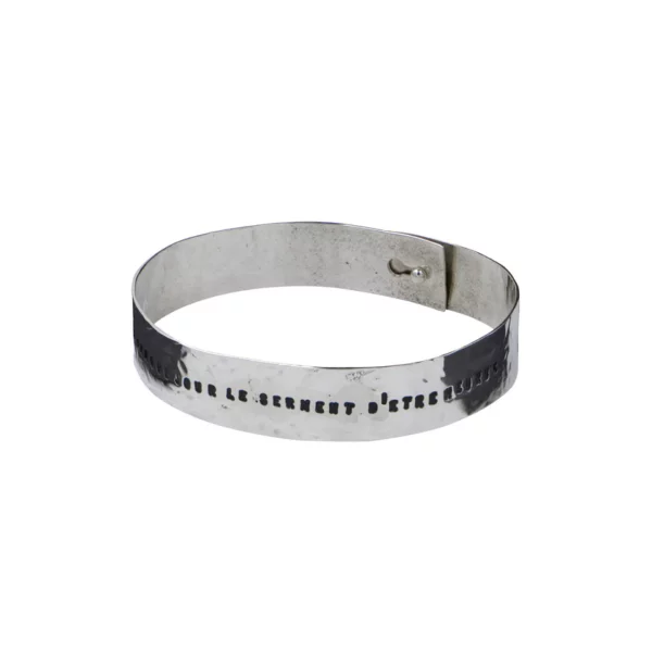 SERGE THORAVAL - Bracelet ruban "refais chaque jours..."